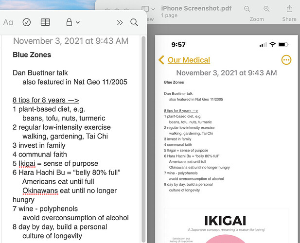 Font Size on Mac vs iPhone