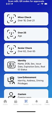 CA DMV Wallet Reader Mode