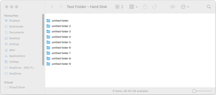 Screenshot - hard disk
