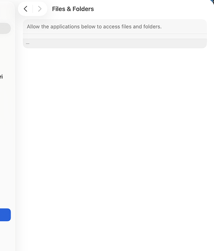 Files and Folders No Add Option