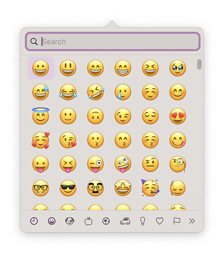Emoji picker