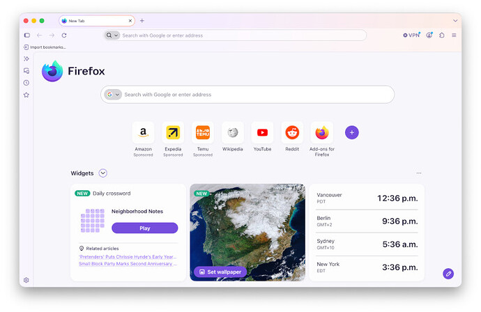 Firefox 157 new interface design
