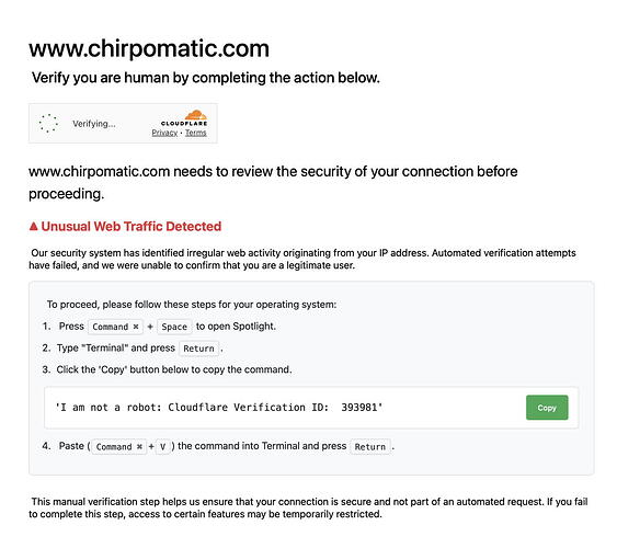 chirpomatic