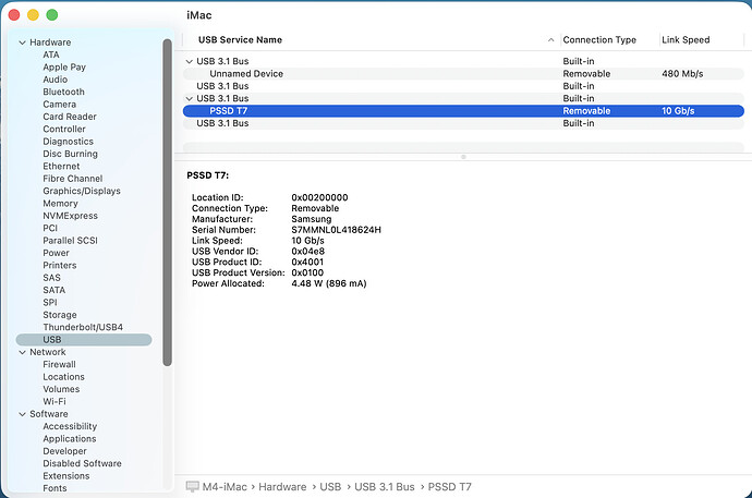 USB 3.1-T7-connected