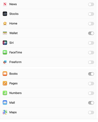 iCloud settings 05-06-2026 #2