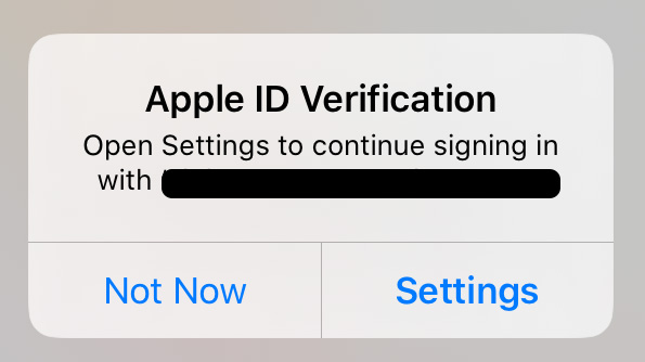 apple id verification